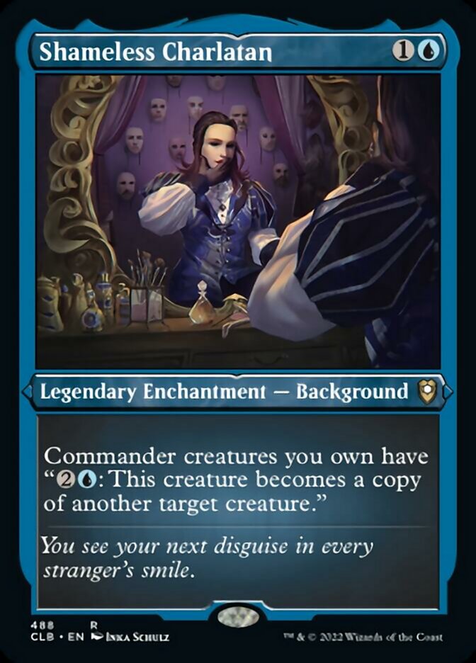 Shameless Charlatan (Foil Etched) [Commander Legends: Battle for Baldur's Gate] | Gamer Loot