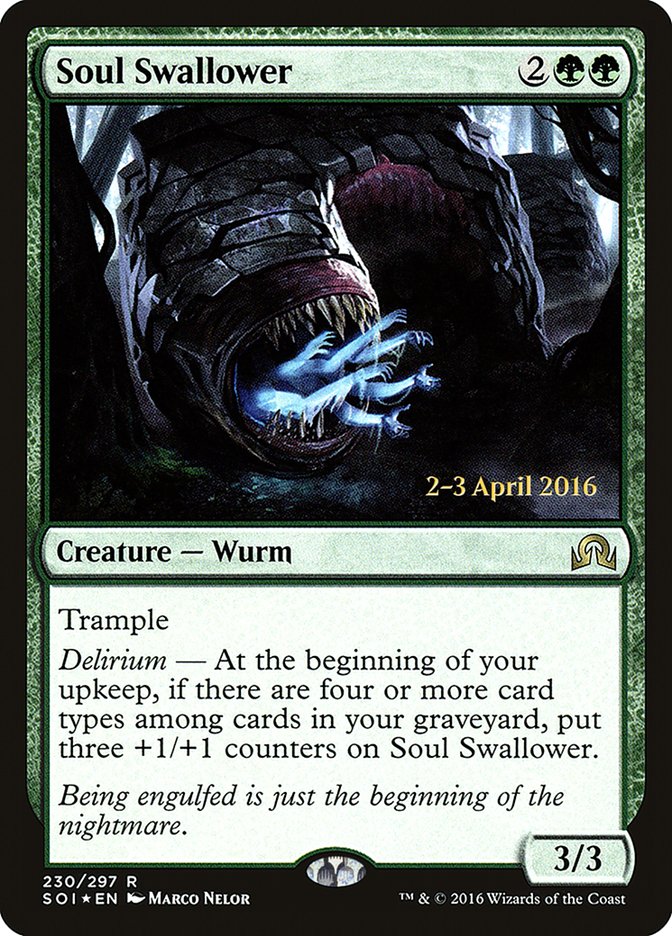 Soul Swallower [Shadows over Innistrad Prerelease Promos] | Gamer Loot