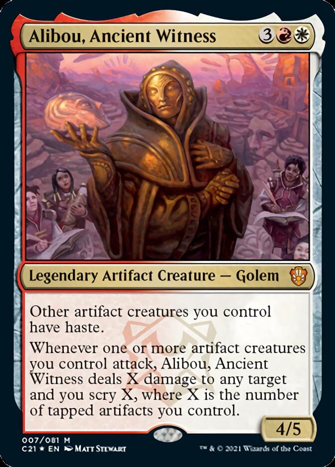 Alibou, Ancient Witness [Commander 2021] | Gamer Loot