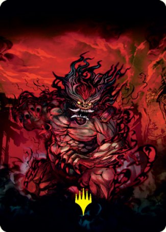 Vessel of the All-Consuming Art Card (Gold-Stamped Signature) [Kamigawa: Neon Dynasty Art Series] | Gamer Loot