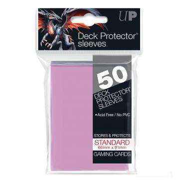 50ct Pink Standard Deck Protectors | Gamer Loot