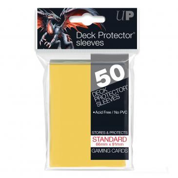 50ct Yellow Standard Deck Protectors | Gamer Loot