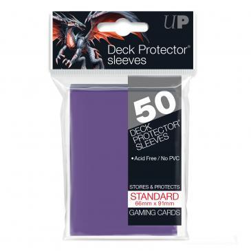 50ct Purple Standard Deck Protectors | Gamer Loot
