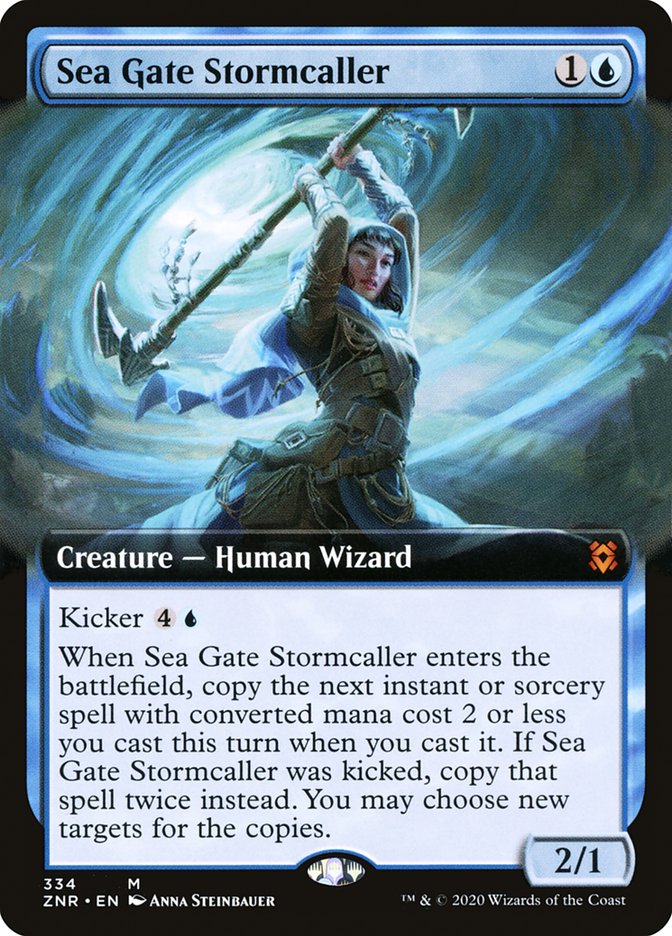 Sea Gate Stormcaller (Extended) [Zendikar Rising] | Gamer Loot