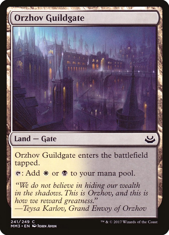 Orzhov Guildgate [Modern Masters 2017] | Gamer Loot