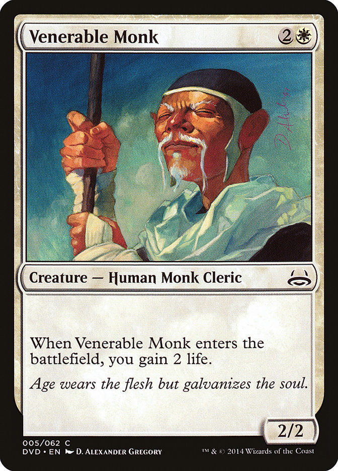 Venerable Monk (Divine vs. Demonic) [Duel Decks Anthology] | Gamer Loot