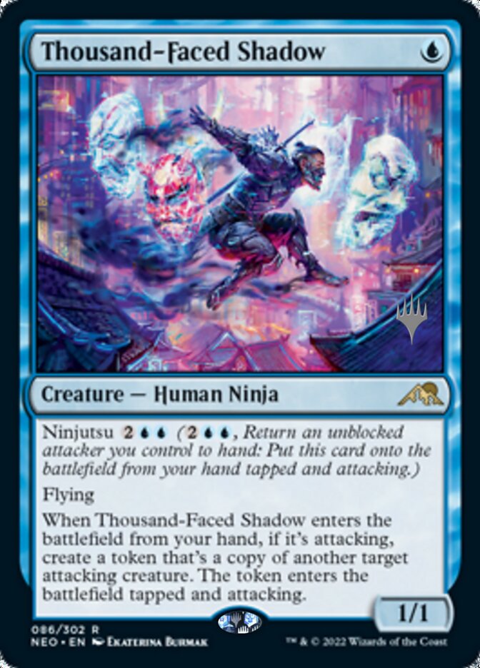 Thousand-Faced Shadow (Promo Pack) [Kamigawa: Neon Dynasty Promos] | Gamer Loot