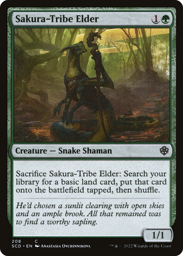 Sakura-Tribe Elder [Starter Commander Decks] | Gamer Loot