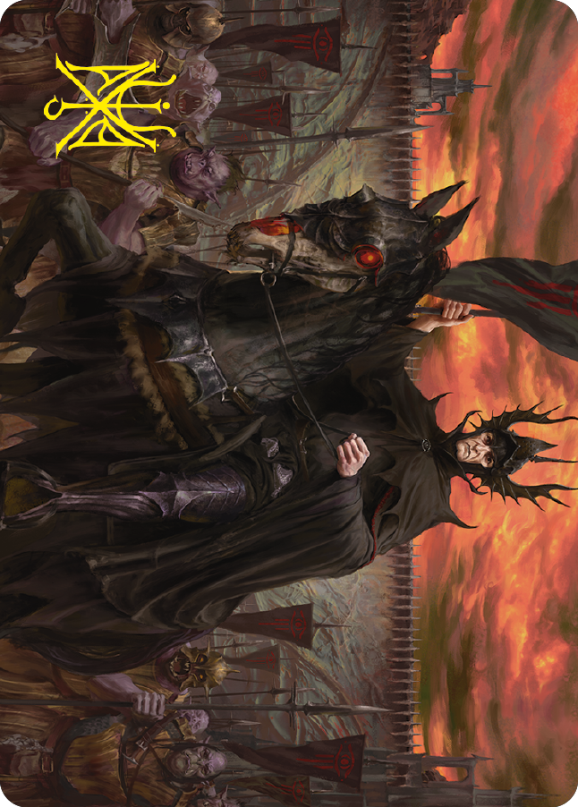 The Mouth of Sauron Art Card (Gold-Stamped Signature) [The Lord of the Rings: Tales of Middle-earth Art Series] | Gamer Loot