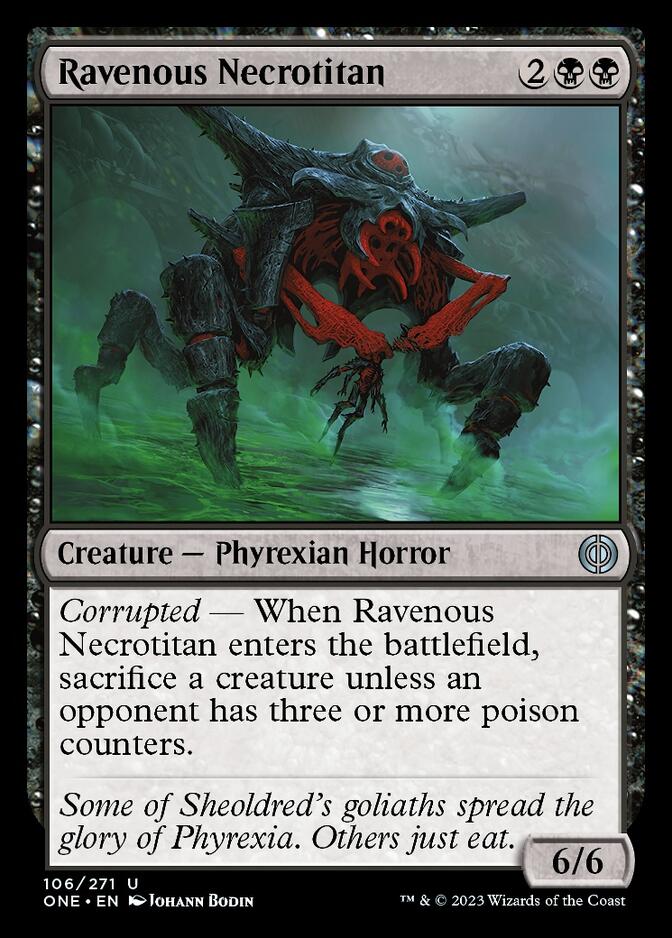 Ravenous Necrotitan [Phyrexia: All Will Be One] | Gamer Loot