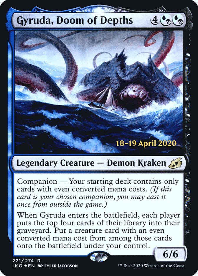 Gyruda, Doom of Depths  [Ikoria: Lair of Behemoths Prerelease Promos] | Gamer Loot