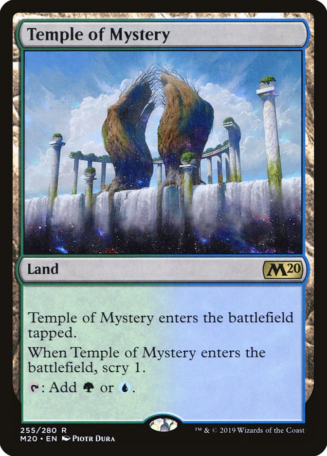 Temple of Mystery [Core Set 2020] | Gamer Loot