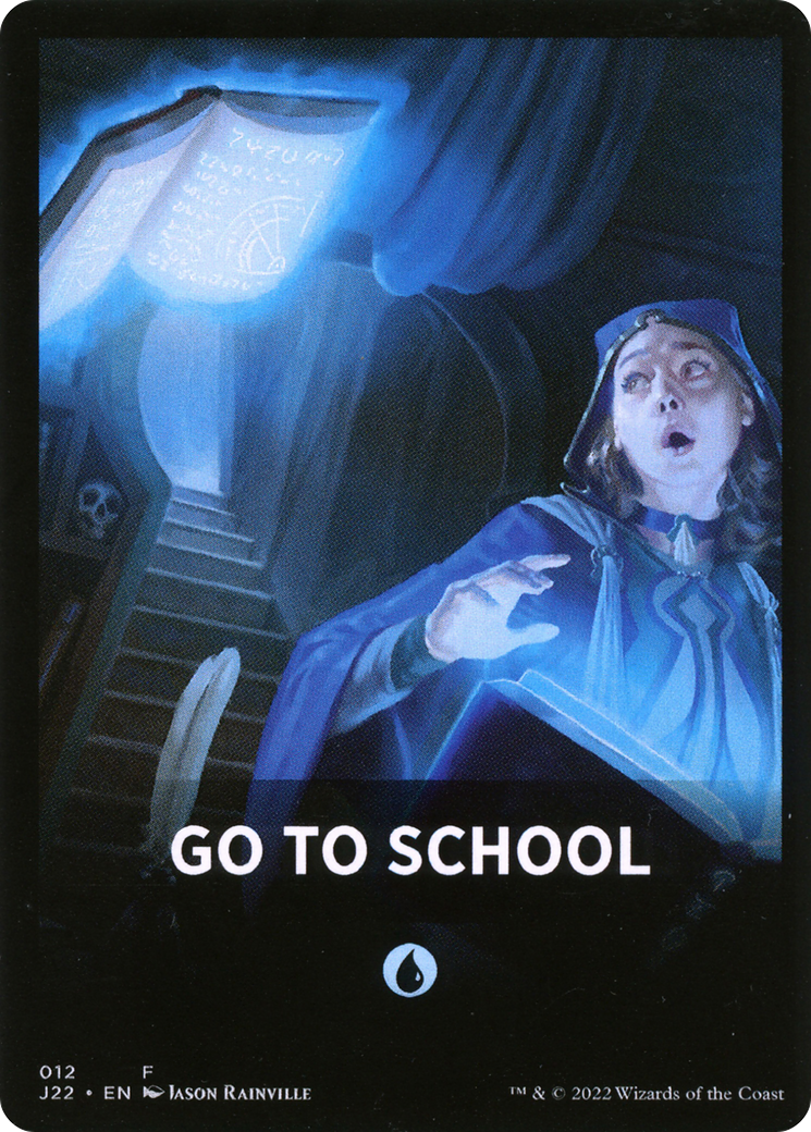 Go to School Theme Card [Jumpstart 2022 Front Cards] | Gamer Loot