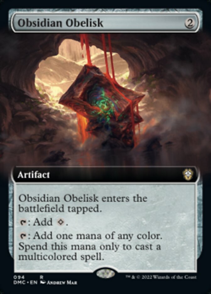 Obsidian Obelisk (Extended Art) [Dominaria United Commander] | Gamer Loot