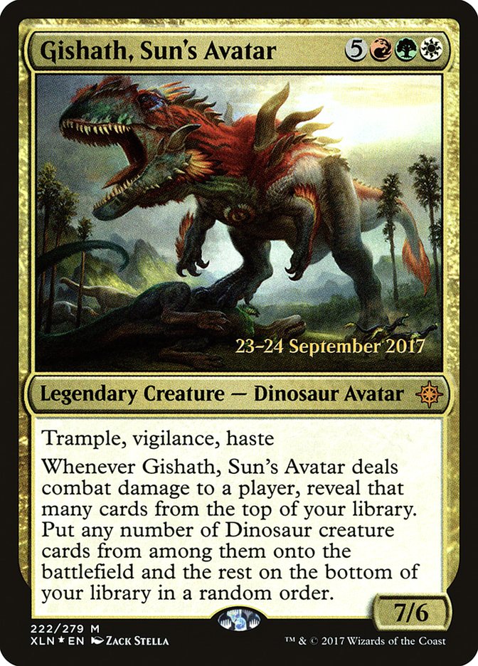 Gishath, Sun's Avatar  [Ixalan Prerelease Promos] | Gamer Loot