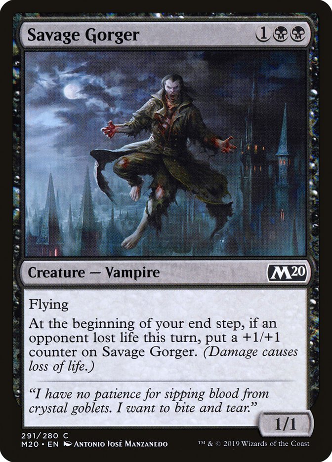 Savage Gorger [Core Set 2020] | Gamer Loot