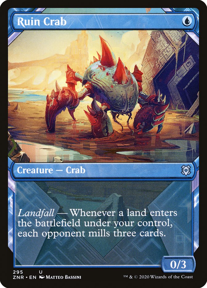 Ruin Crab (Showcase) [Zendikar Rising] | Gamer Loot