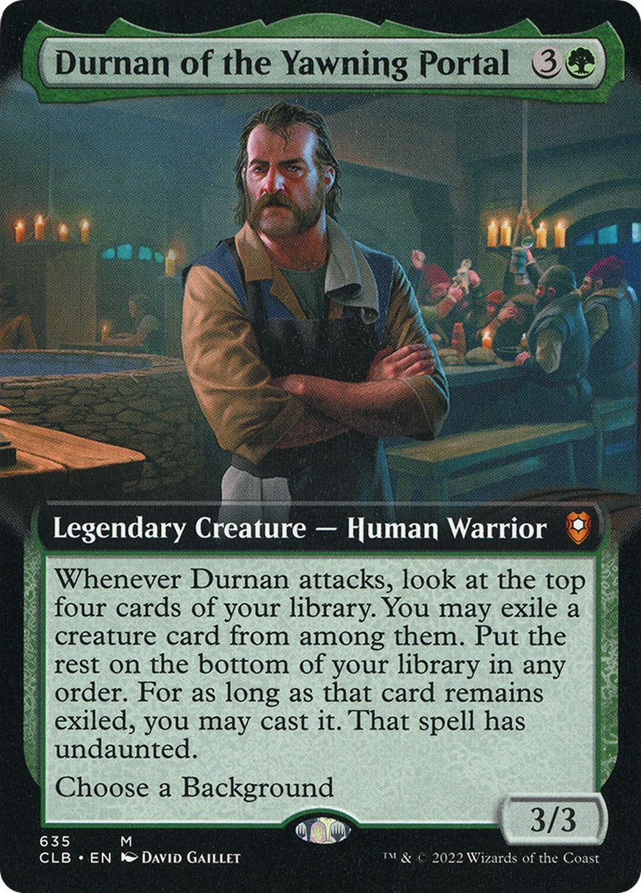 Durnan of the Yawning Portal (Extended Art) [Commander Legends: Battle for Baldur's Gate] | Gamer Loot