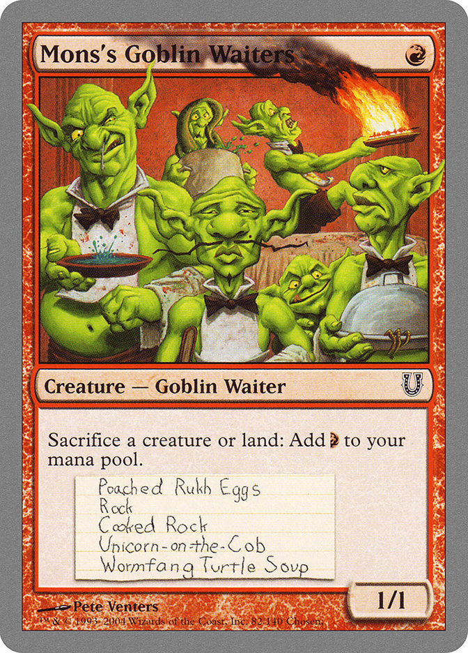 Mons's Goblin Waiters [Unhinged] | Gamer Loot