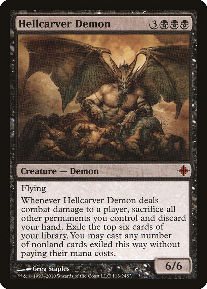 Hellcarver Demon [Rise of the Eldrazi] | Gamer Loot