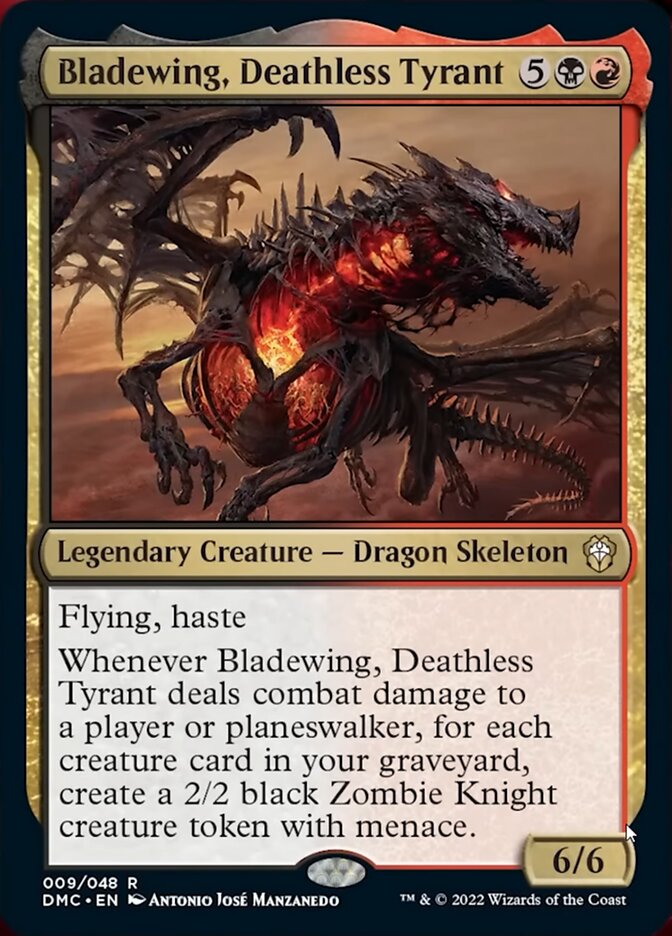 Bladewing, Deathless Tyrant [Dominaria United Commander] | Gamer Loot