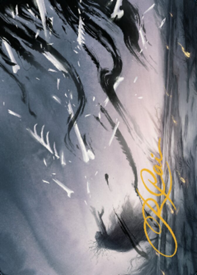 Shadow Prophecy Art Card (Gold-Stamped Signature) [Dominaria United Art Series] | Gamer Loot