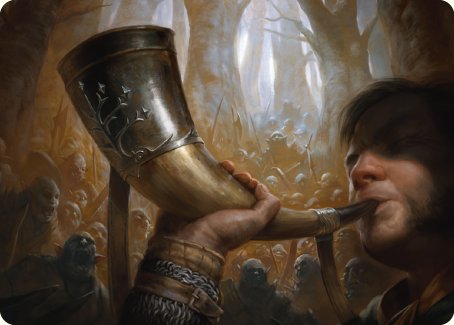 Horn of Gondor Art Card [The Lord of the Rings: Tales of Middle-earth Art Series] | Gamer Loot