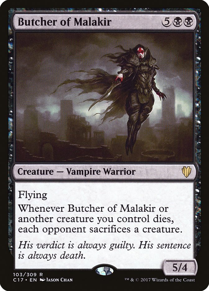 Butcher of Malakir [Commander 2017] | Gamer Loot