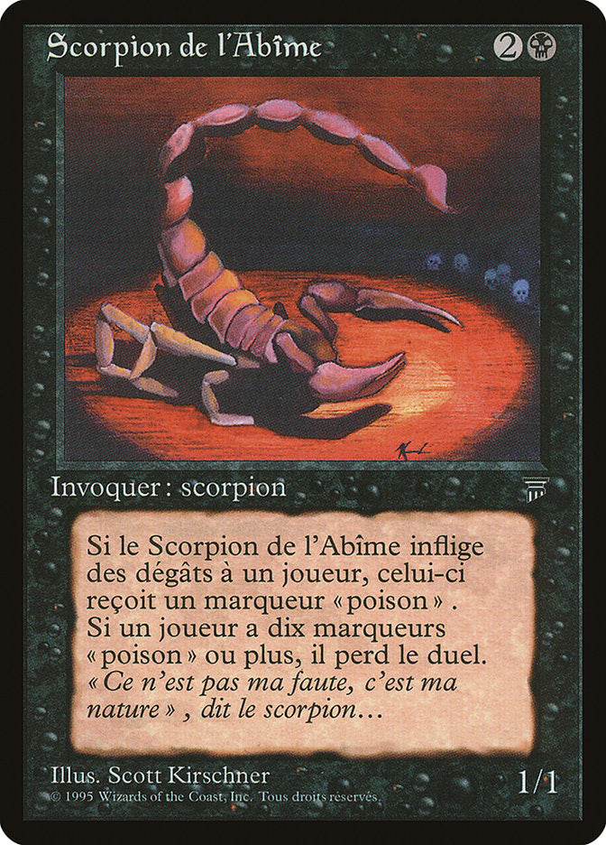 Pit Scorpion (French) - "Scorpion de l'Abime" [Renaissance] | Gamer Loot