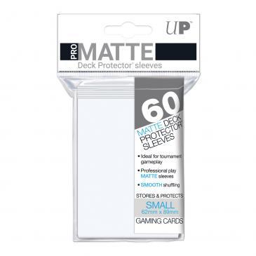 60ct Pro-Matte White Small Deck Protectors | Gamer Loot