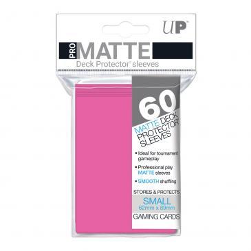 60ct Pro-Matte Bright Pink Small Deck Protectors | Gamer Loot