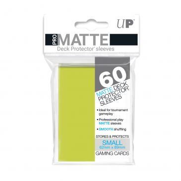 60ct Pro-Matte Bright Yellow Small Deck Protectors | Gamer Loot