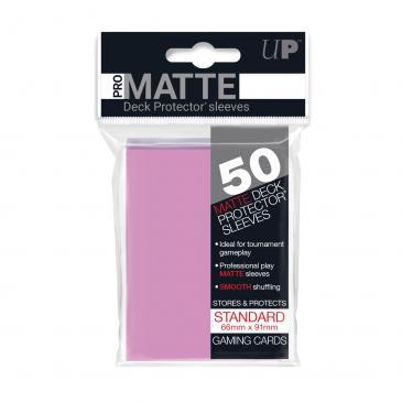 50ct Pro-Matte Pink Standard Deck Protectors | Gamer Loot