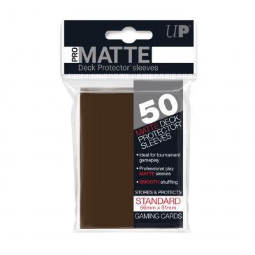 50ct Pro-Matte Brown Standard Deck Protectors | Gamer Loot