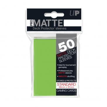 50ct Pro-Matte Lime Green Standard Deck Protectors | Gamer Loot