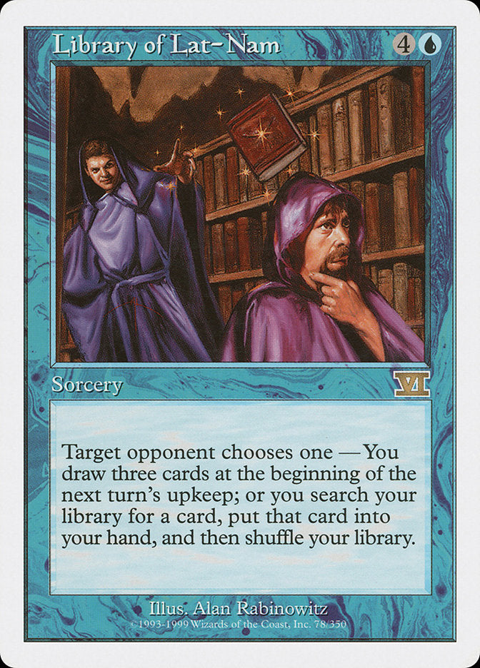 Library of Lat-Nam [Classic Sixth Edition] | Gamer Loot