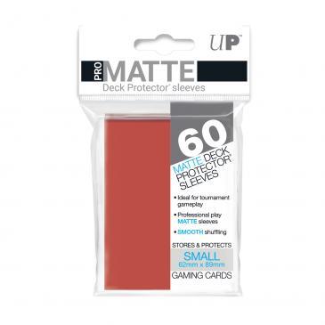 60ct Pro-Matte Red Small Deck Protectors | Gamer Loot