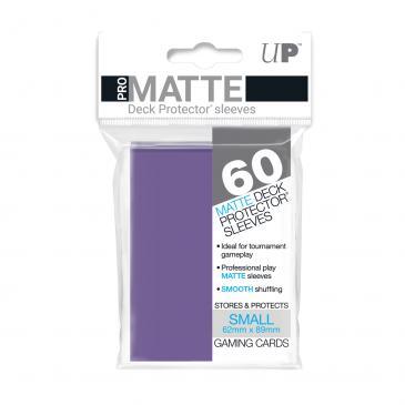 60ct Pro-Matte Purple Small Deck Protectors | Gamer Loot