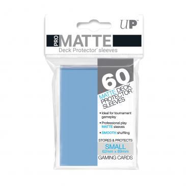 60ct Pro-Matte Light Blue Small Deck Protectors | Gamer Loot