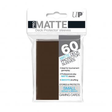 60ct Pro-Matte Brown Small Deck Protectors | Gamer Loot