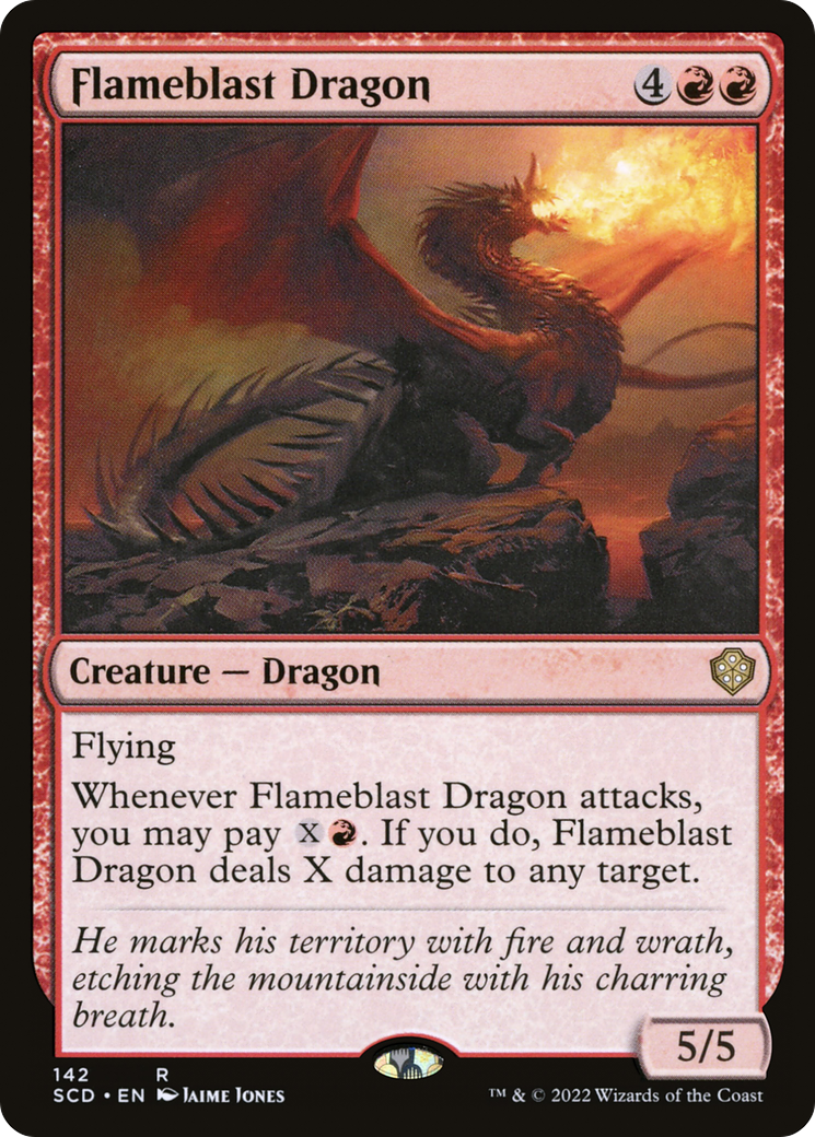 Flameblast Dragon [Starter Commander Decks] | Gamer Loot