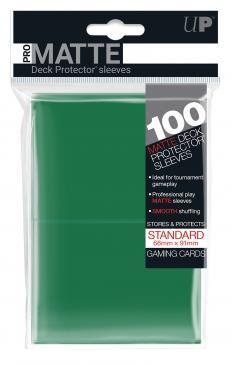 100ct Pro-Matte Green Standard Deck Protectors | Gamer Loot