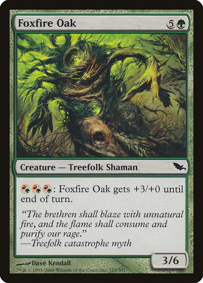 Foxfire Oak [Shadowmoor] | Gamer Loot