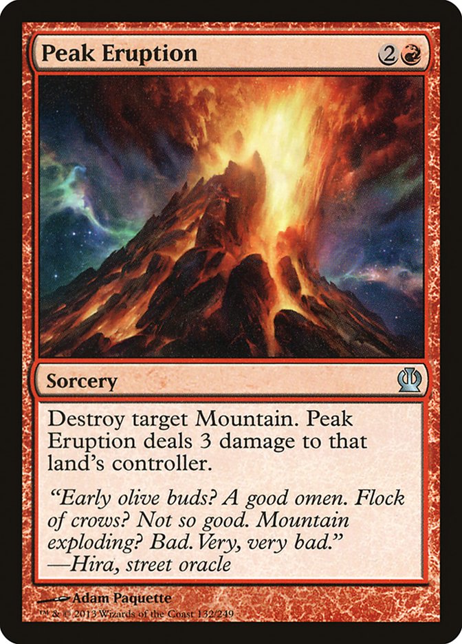 Peak Eruption [Theros] | Gamer Loot