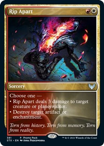 Rip Apart (Promo Pack) [Strixhaven: School of Mages Promos] | Gamer Loot