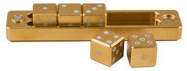 D6 - 5 Dice Set Gravity Dice Gold | Gamer Loot