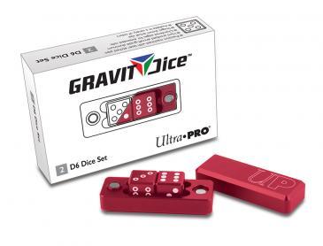 D6 - 2 Dice Set Gravity Dice - Crimson | Gamer Loot
