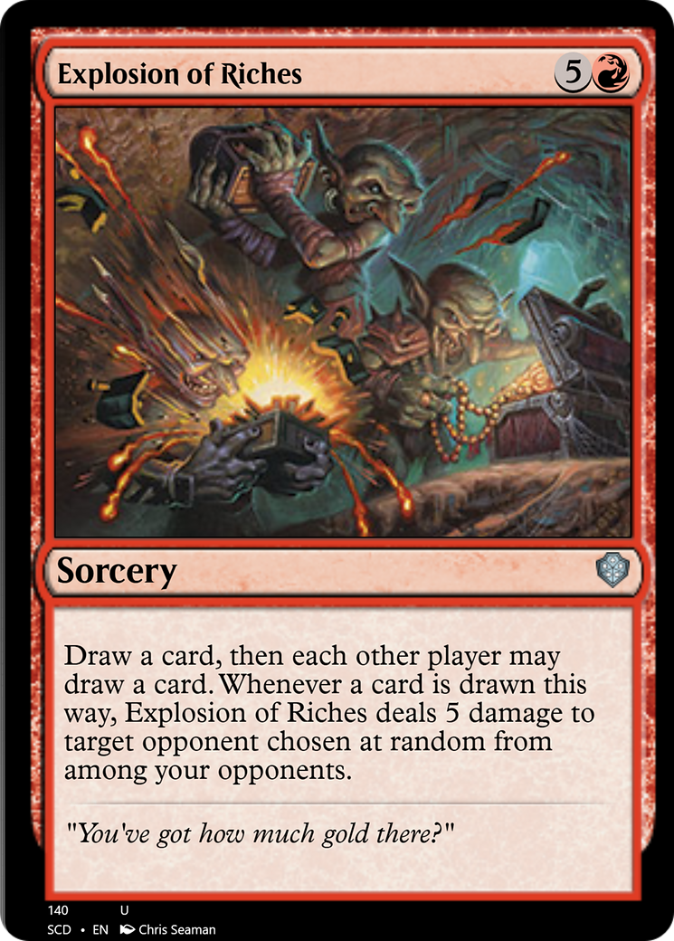 Explosion of Riches [Starter Commander Decks] | Gamer Loot