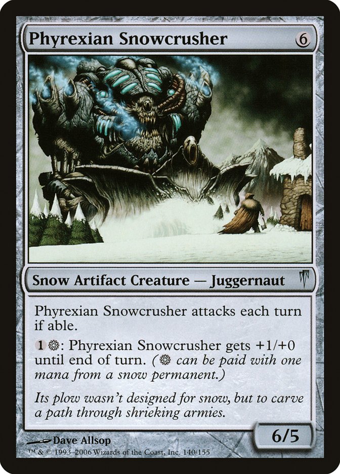 Phyrexian Snowcrusher [Coldsnap] | Gamer Loot