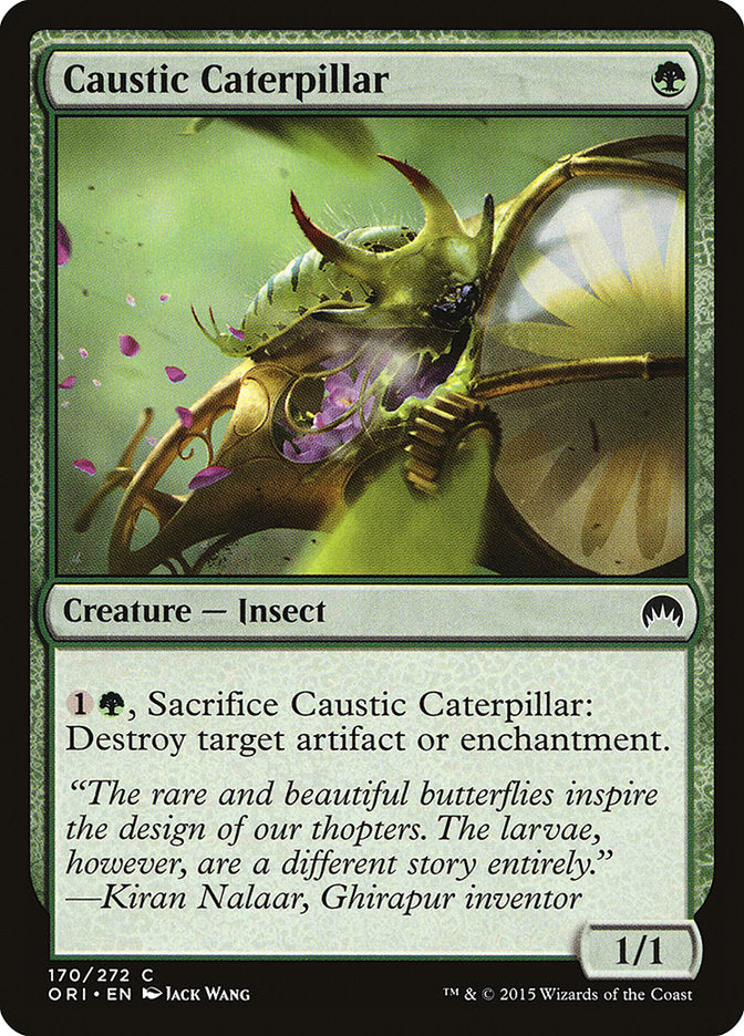 Caustic Caterpillar [Magic Origins] | Gamer Loot